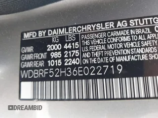 2006 Mercedes-Benz C 230 Sport с VIN WDBRF52H36E022719, выставлен на аукционе IAAI как лот 42592084 с пробегом 128 795 миль миль и . История ставок и продаж доступна на DreamBid. Изображение 9.