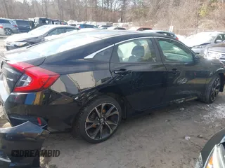 2019 Honda Civic Sport with VIN 2HGFC2F86KH515658, listed as a IAAI auction lot 41632690 with 109,866 mi miles and . Bid and sale history available at DreamBid. Image 12.