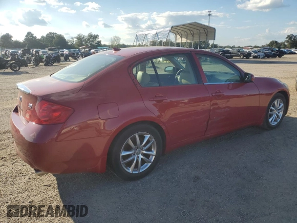 2008 Infiniti G35 with VIN JNKBV61E88M209786, listed as a Copart auction lot 72544744 with 196,370 mi miles and Salvage Title. Bid and sale history available at DreamBid. Image 3.