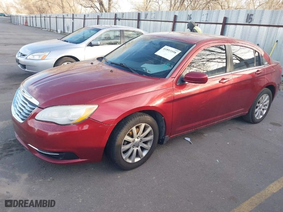 2013 Chrysler 200 Touring with VIN 1C3CCBBB1DN505413, listed as a IAAI auction lot 41893598 with 128,271 mi miles. Bid and sale history available at carsss.com. Image 2.