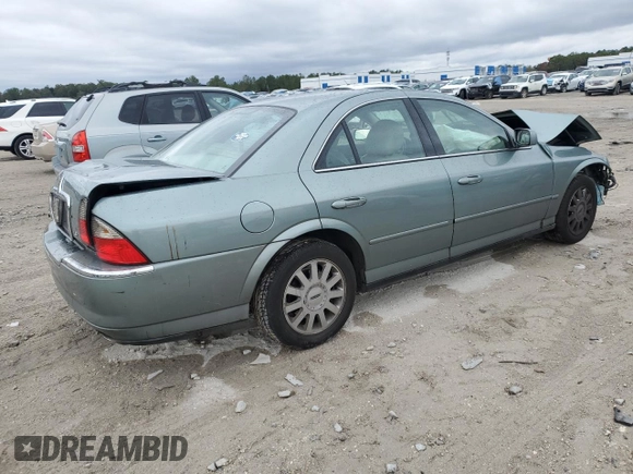2004 Lincoln LS Luxury with VIN 1LNHM86S24Y624710, listed as a Copart auction lot 88334835 with Not Provided miles and Non Repairable. Bid and sale history available at DreamBid. Image 3.