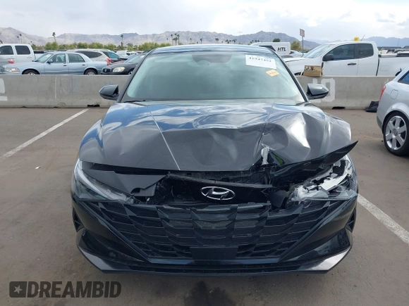 2023 Hyundai Elantra SEL with VIN KMHLS4AGXPU624963, listed as a IAAI auction lot 41947452 with 22,044 mi miles and . Bid and sale history available at DreamBid. Image 12.