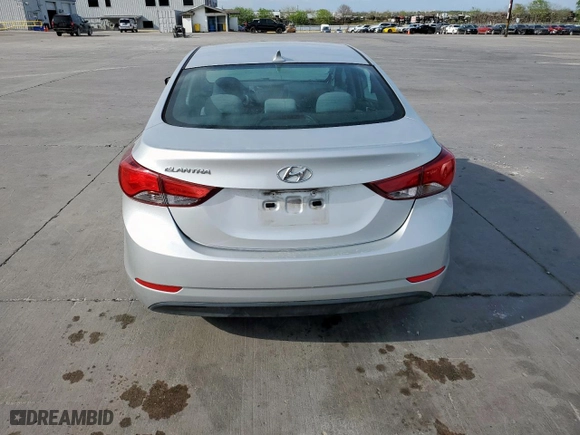 2015 Hyundai Elantra SE with VIN 5NPDH4AE1FH633940, listed as a Copart auction lot 50836225 with 123,087 mi miles and Salvage Title. Bid and sale history available at carsss.com. Image 6.
