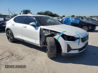 2022 Polestar 2 with VIN LPSED3KA2NL056361, listed as a Copart auction lot 72074604 with 30,566 mi miles and Salvage Title. Bid and sale history available at carsss.com. Image 4.
