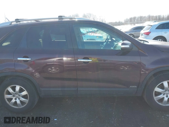 2012 Kia Sorento LX with VIN 5XYKTCA63CG222759, listed as a IAAI auction lot 41815156 with 191,502 mi miles. Bid and sale history available at carsss.com. Image 13.