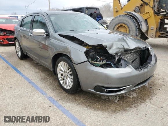 2013 Chrysler 200 Limited with VIN 1C3CCBCG5DN744103, listed as a Copart auction lot 51078075 with 157,279 mi miles and Salvage Title. Bid and sale history available at carsss.com. Image 4.