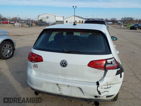 2017 Volkswagen Golf GTI S with VIN 3VW547AU4HM035425, listed as a IAAI auction lot 41529243 with 139,404 mi miles. Bid and sale history available at carsss.com. Image 16.
