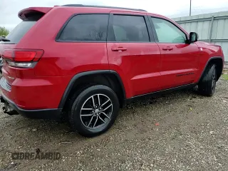 2017 Jeep Grand Cherokee Trailhawk with VIN 1C4RJFLG4HC932891, listed as a Copart auction lot 57217665 with 188,510 mi miles and Salvage title. Bid and sale history available at DreamBid. Image 14.