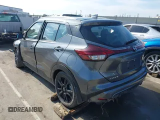 2024 Nissan Kicks SV with VIN 3N1CP5CV3RL538210, listed as a IAAI auction lot 41767594 with 4,462 mi miles and . Bid and sale history available at carsss.com. Image 3.