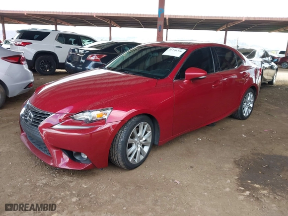 2015 Lexus IS 250 with VIN JTHBF1D24F5078929, listed as a IAAI auction lot 41796350 with 131796 miles. Bid and sale history available at carsss.com. Image 17.