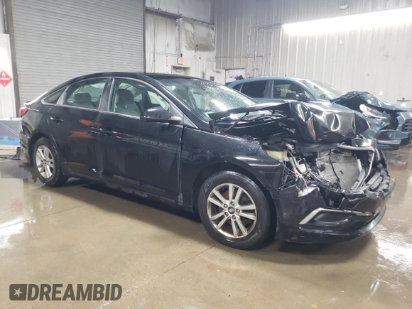 2016 Hyundai Sonata SE with VIN 5NPE24AF0GH288139, listed as a Copart auction lot 50366865 with Not Provided miles and Salvage Title. Bid and sale history available at DreamBid. Image 4.