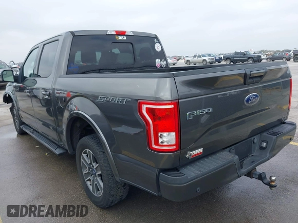 2015 Ford F-150 XL with VIN 1FTEW1CG4FKD66995, listed as a IAAI auction lot 41520841 with 178,247 mi miles and . Bid and sale history available at DreamBid. Image 3.