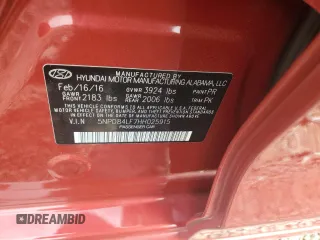 2017 Hyundai Elantra SE z VIN 5NPD84LF7HH025915, wystawiony jako Copart lot #54770125 z przebiegiem 133 074 mil mil oraz Szkoda całkowita • Salvage title. Historia ofert i sprzedaży dostępna na DreamBid. Obrazek 12.
