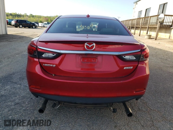 2017 Mazda 6 Grand Touring with VIN JM1GL1X59H1108040, listed as a Copart auction lot 53727265 with 151,419 mi miles and Salvage Title. Bid and sale history available at carsss.com. Image 6.