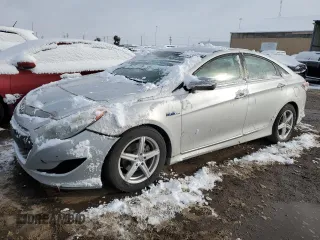 2015 Hyundai Sonata Hybrid Limited with VIN KMHEC4A48FA130323, listed as a Copart auction lot 77709384 with 401,485 mi miles and Clean Title. Bid and sale history available at carsss.com. Image 1.
