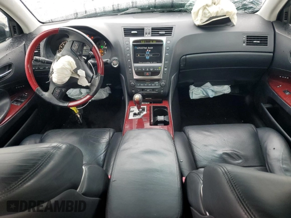 2008 Lexus GS 350 with VIN JTHCE96S880017604, listed as a Copart auction lot 49056865 with 62,364 mi miles and Salvage Title. Bid and sale history available at DreamBid. Image 8.