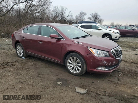 2015 Buick LaCrosse Leather with VIN 1G4GB5G37FF115525, listed as a Copart auction lot 44518755 with 104,465 mi miles and Salvage Title. Bid and sale history available at carsss.com. Image 4.