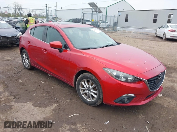 2015 Mazda 3 i Grand Touring with VIN JM1BM1M71F1235780, listed as a IAAI auction lot 42022521 with 140,038 mi miles and . Bid and sale history available at DreamBid. Image 1.