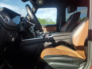 2020 Mercedes-Benz G 550 with VIN W1NYC6BJ1LX348980, listed as a Copart auction lot 66028584 with 95,038 mi miles and Salvage Title. Bid and sale history available at DreamBid. Image 7.