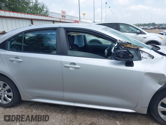 2023 Toyota Corolla LE with VIN 5YFB4MDE7PP015928, listed as a IAAI auction lot 42115319 with 60,434 mi miles. Bid and sale history available at carsss.com. Image 13.