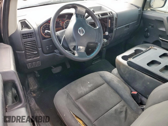 2008 Nissan Titan XE with VIN 1N6BA06A08N310084, listed as a Copart auction lot 58950565 with 208,055 mi miles and Salvage title. Bid and sale history available at DreamBid. Image 8.
