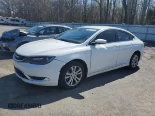 2015 Chrysler 200 Limited with VIN 1C3CCCAB3FN671104, listed as a Copart auction lot 52418085 with 209,515 mi miles and Salvage Title. Bid and sale history available at carsss.com. Image 1.