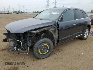 2015 Audi Q5 Premium Plus with VIN WA1LFAFP7FA113821, listed as a Copart auction lot 59582115 with Not provided miles and Salvage title. Bid and sale history available at DreamBid. Image 1.