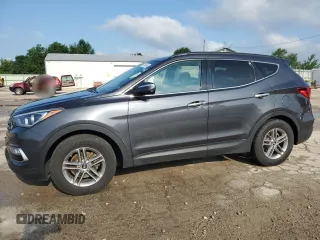 2018 Hyundai Santa Fe 2.4L with VIN 5XYZUDLB7JG512706, listed as a Copart auction lot 61580865 with 138,518 mi miles and Salvage title. Bid and sale history available at DreamBid. Image 1.