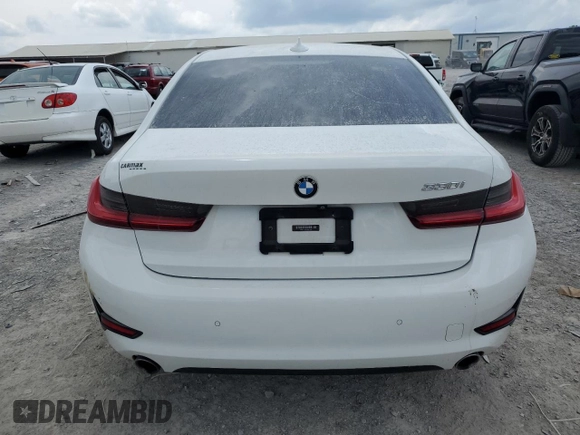 2020 BMW 3 Series 330i with VIN 3MW5R1J01L8B13902, listed as a Copart auction lot 59869625 with 54,992 mi miles and Salvage title. Bid and sale history available at DreamBid. Image 6.