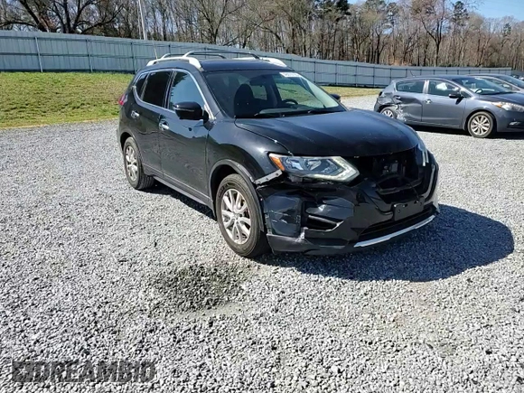 2017 Nissan Rogue SV with VIN 5N1AT2MT7HC896430, listed as a Copart auction lot 48078795 with 99,566 mi miles and Salvage Title. Bid and sale history available at carsss.com. Image 12.