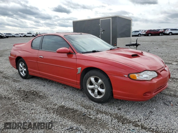 2004 Chevrolet Monte Carlo LS with VIN 2G1WW12E149179127, listed as a Copart auction lot 52890335 with 133,838 mi miles and Salvage title. Bid and sale history available at DreamBid. Image 4.