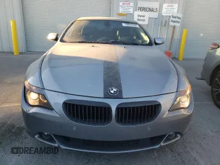 2007 BMW 6 Series 650i with VIN WBAEH13597CR51458, listed as a Copart auction lot 78070794 with 166,027 mi miles and Salvage Title. Bid and sale history available at carsss.com. Image 5.