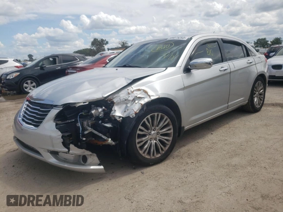2012 Chrysler 200 Limited with VIN 1C3CCBCG2CN315435, listed as a Copart auction lot 69075253 with 0 mi miles and Salvage Title. Bid and sale history available at carsss.com. Image 1.