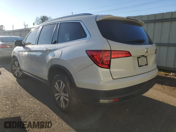 2016 Honda Pilot EX-L with VIN 5FNYF5H70GB024908, listed as a Copart auction lot 43238705 with 156,412 mi miles and Salvage Title. Bid and sale history available at DreamBid. Image 2.