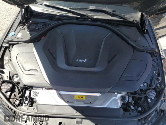 2023 BMW i4 eDrive40 with VIN WBY73AW0XPFR26365, listed as a Copart auction lot 56900944 with 15,017 mi miles and Salvage Title. Bid and sale history available at carsss.com. Image 13.