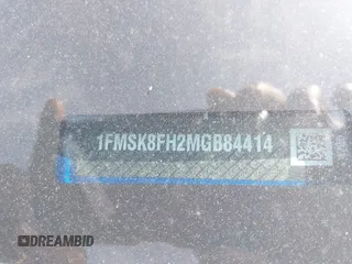 2021 Ford Explorer Limited с VIN 1FMSK8FH2MGB84414, выставлен на аукционе IAAI как лот 41835794 с пробегом 86 905 миль миль и . История ставок и продаж доступна на DreamBid. Изображение 9.