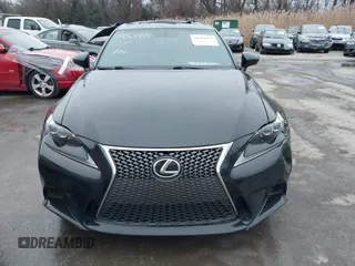 2014 Lexus IS 350 with VIN JTHBE1D26E5011864, listed as a IAAI auction lot 38611471 with 7,677 mi miles. Bid and sale history available at carsss.com. Image 12.