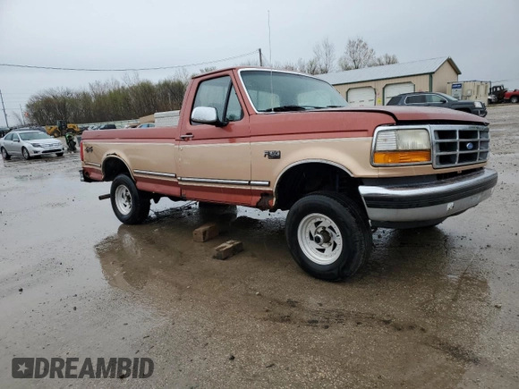 1994 Ford F-150 with VIN 1FTEF14N4RLB50916, listed as a Copart auction lot 51851865 with 209,492 mi miles and Salvage Title. Bid and sale history available at carsss.com. Image 4.