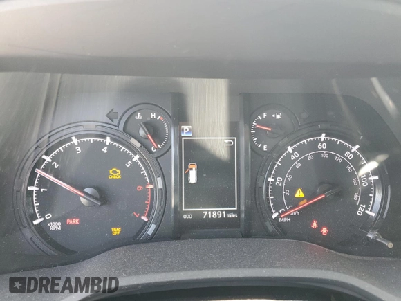 2021 Toyota 4Runner SR5 with VIN JTEMU5JR9M5878823, listed as a Copart auction lot 51042405 with 71,891 mi miles and Salvage title. Bid and sale history available at DreamBid. Image 9.