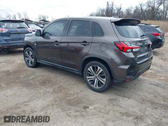 2020 Mitsubishi Outlander Sport ES 2.0 with VIN JA4AR3AU0LU029485, listed as a IAAI auction lot 41622733 with 54,659 mi miles. Bid and sale history available at carsss.com. Image 3.