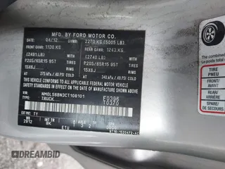 2012 Ford Transit Connect XLT с VIN NM0LS6BN3CT108101, выставлен на аукционе IAAI как лот 41816980 с пробегом 105 063 миль миль и . История ставок и продаж доступна на DreamBid. Изображение 9.