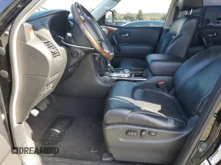 2011 Infiniti QX56 7-passenger with VIN JN8AZ2NE7B9005600, listed as a Copart auction lot 50741225 with 202,960 mi miles and Salvage Title. Bid and sale history available at carsss.com. Image 7.