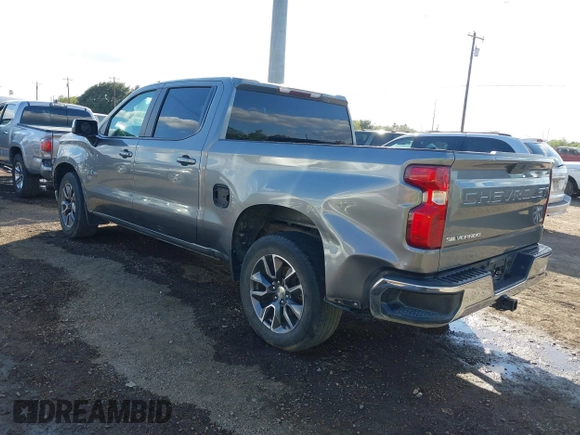 2020 Chevrolet Silverado 1500 LT with VIN 3GCPWCEKXLG169337, listed as a IAAI auction lot 40701140 with 73,675 mi miles. Bid and sale history available at carsss.com. Image 3.