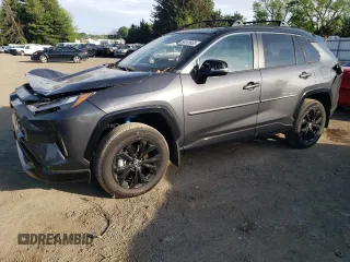 2025 Toyota RAV4 Hybrid XSE z VIN 2T3E6RFV0SW089109, wystawiony jako Copart lot #54573655 z przebiegiem 1 496 mil mil oraz Szkoda całkowita • Salvage title. Historia ofert i sprzedaży dostępna na DreamBid. Obrazek 1.