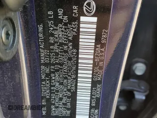 2022 Lexus ES 350 z VIN 58ADZ1B17NU126248, wystawiony jako Copart lot #48802365 z przebiegiem 24 910 mil mil oraz Szkoda całkowita • Salvage title. Historia ofert i sprzedaży dostępna na DreamBid. Obrazek 12.