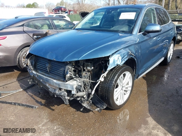 2018 Audi Q5 Prestige with VIN WA1CNBFY8J2216752, listed as a IAAI auction lot 41753137 with 77,307 mi miles. Bid and sale history available at carsss.com. Image 6.