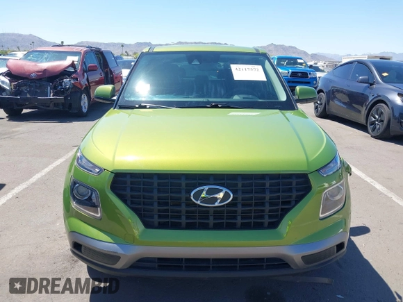 2020 Hyundai Venue SE with VIN KMHRB8A38LU044569, listed as a IAAI auction lot 42117572 with 45,562 mi miles and . Bid and sale history available at DreamBid. Image 12.