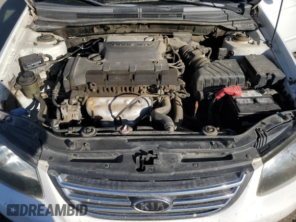 2009 Kia Spectra SX with VIN KNAFE222095644617, listed as a Copart auction lot 78531514 with 240,465 mi miles and Salvage Title. Bid and sale history available at carsss.com. Image 11.