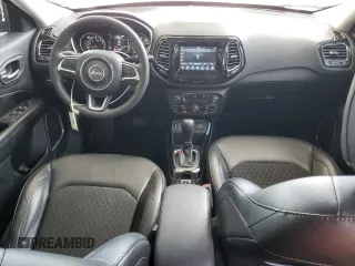 2021 Jeep Compass Latitude with VIN 3C4NJCBB1MT570942, listed as a Copart auction lot 55272855 with 17,307 mi miles and Salvage title. Bid and sale history available at DreamBid. Image 8.