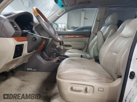 2004 Lexus GX 470 with VIN JTJBT20X340054842, listed as a Copart auction lot 52169915 with 158,713 mi miles and Clean Title. Bid and sale history available at DreamBid. Image 7.